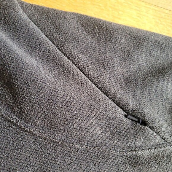 Lands End Quarter-Zip Fleece Pullover Brown Size M - Picture 4 of 6